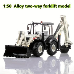 1:50 Scale Two-way Bulldozer Excavator Model