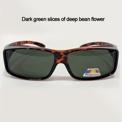 Polarized Sunglasses for Men and Women Bean Colored Frame Myopia Friendly