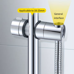 Adjustable Shower Head Holder Easy Install Securely Holds Bathroom Accessory