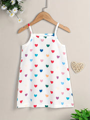 Girls Hearts Dots Cami Dress Kids Summer Outfit