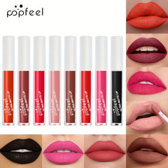 8pcs Lip Gloss Set Candy Summer Matte Lip Makeup