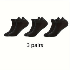 Men's Mid Crew Sport Socks Sweat Nylon Breathable Socks For Basketball Running