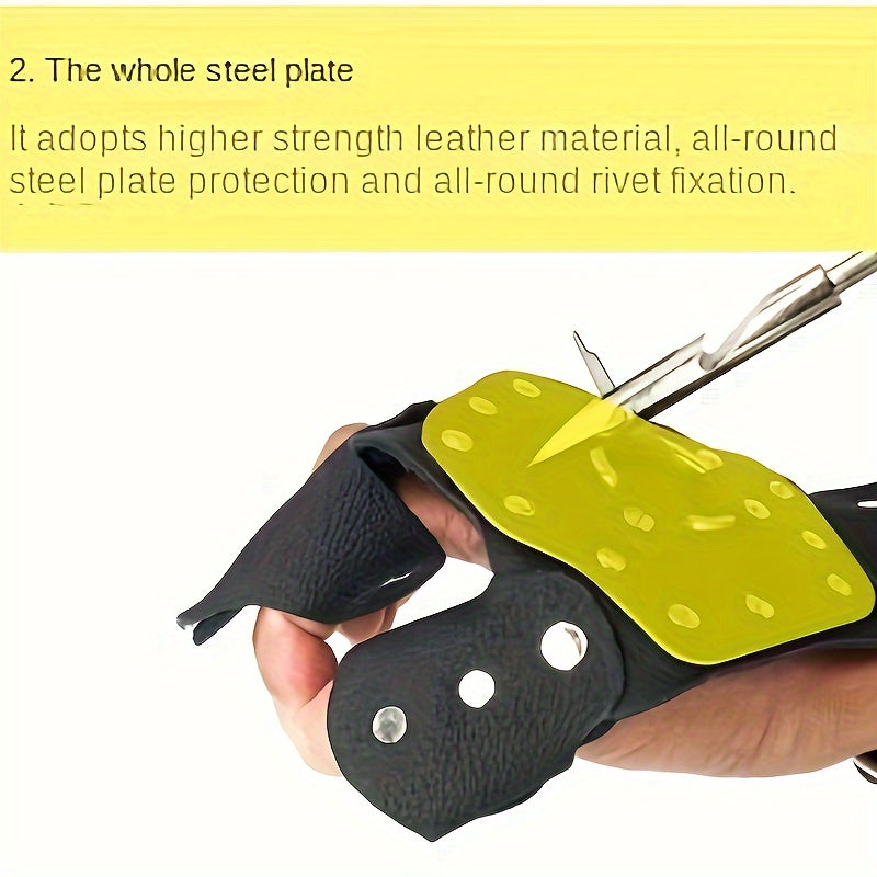 Fishing Handguard PU Leather Wrist Guard Slingshot Bracers