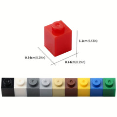 1x1 Bricks High Brick Small Part Building Blocks ABS Material