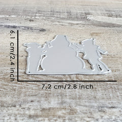Catlove Christmas Window Metal Cutting Dies for DIY Craft