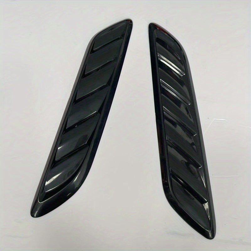 2pcs Car Air Intake Side Vent Grille Covers - Shark Look