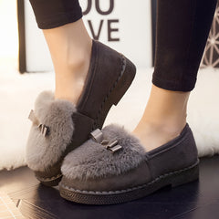 Women's Faux Fur Lined Loafers