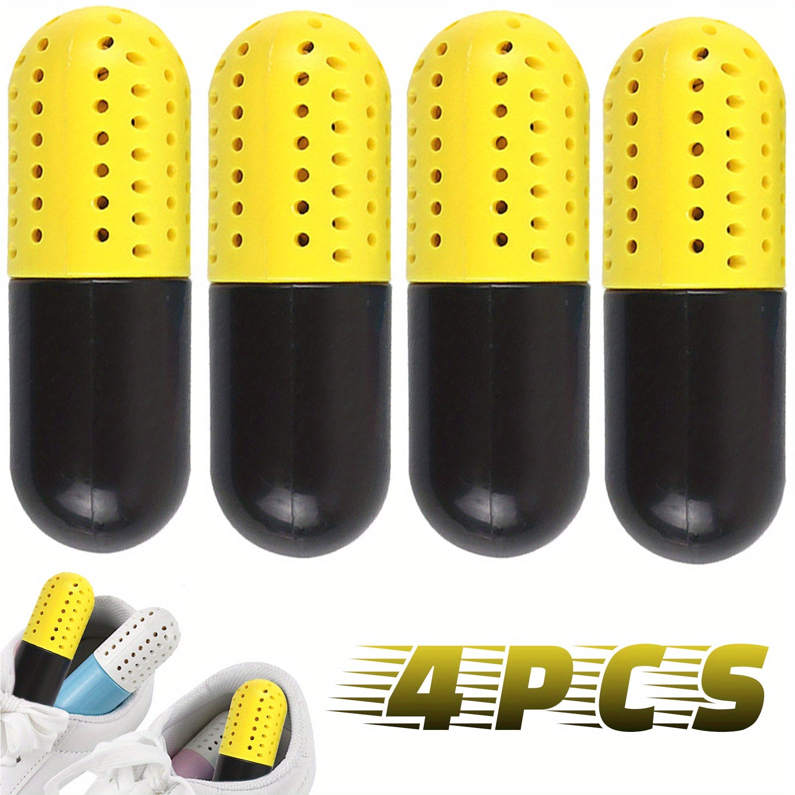 4pcs Deodorant Balls for Sneaker Locker Gym Bag