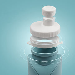 600ml Collapsible Water Bottle Leakproof Heat Resistant Silicone Travel Bottle