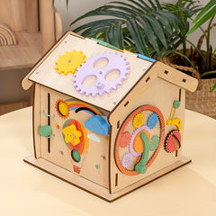 Montessori Busy House Baby Education Puzzle Unlock Box DIY Toys