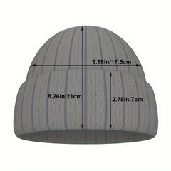 Outdoor Letter WEIRDO Knitted Hat Winter Warm Hat for Men