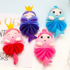 Mermaid Exfoliating Bath Ball for Kids