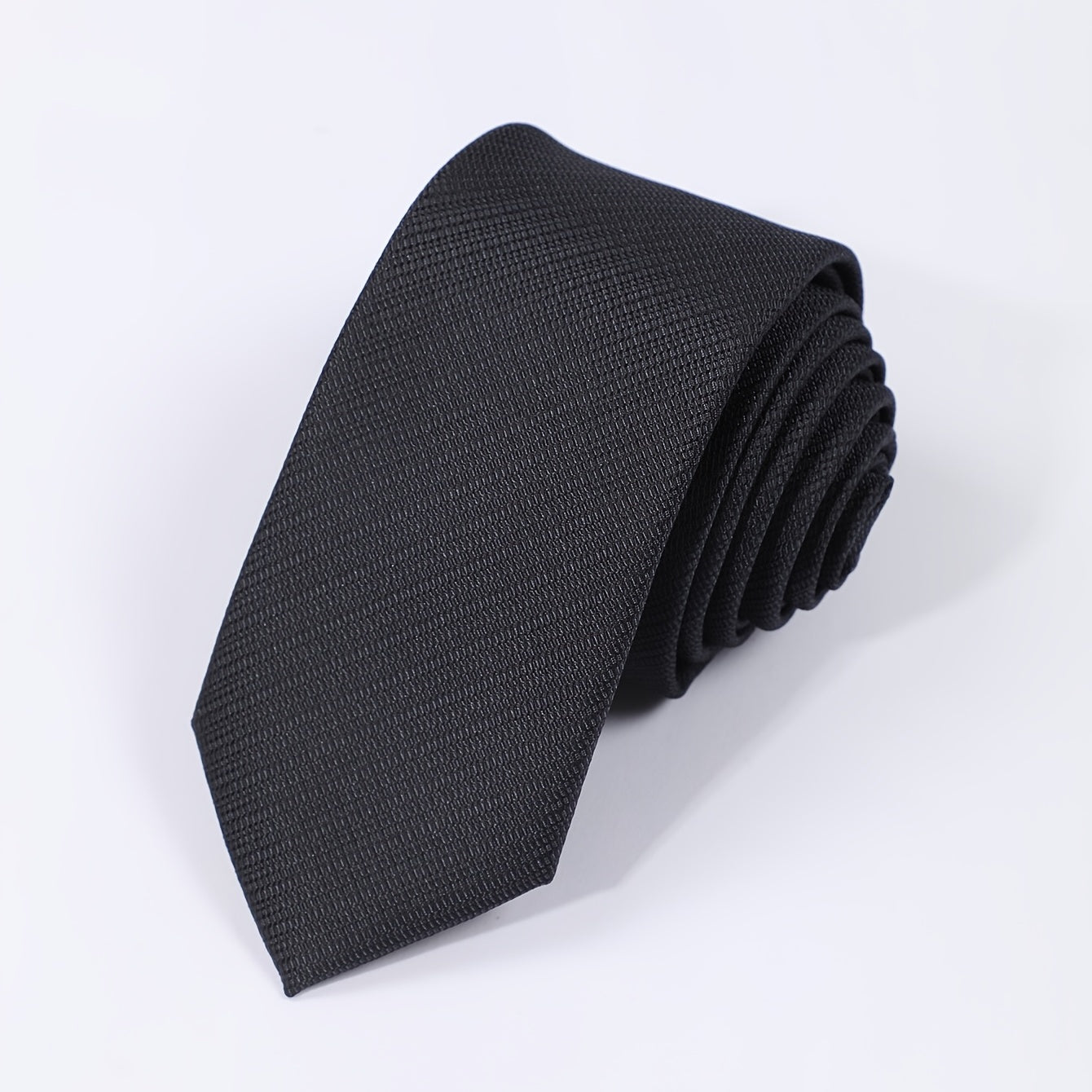 Casual Solid Tie Pocket Square Set