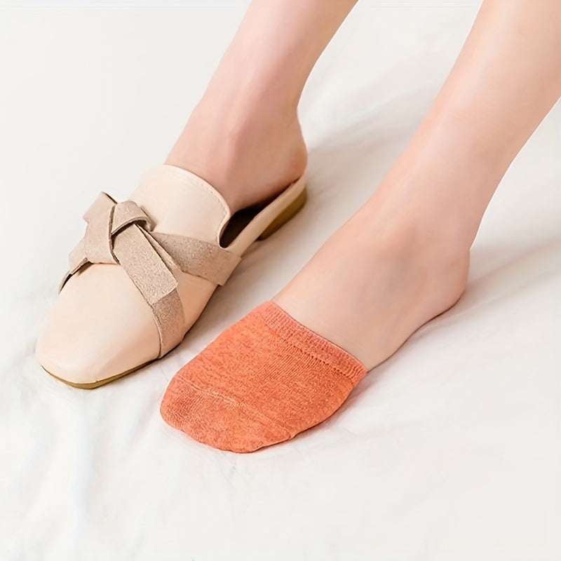 10 Pairs Invisible Half Palm Socks for Women