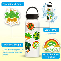 50pcs DIY Graffiti Stickers Lucky Plants Style Stickers