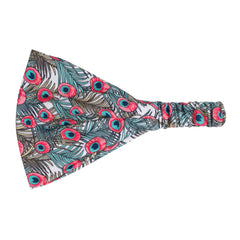 Peacock Feather Pattern Boho Stretch Headbands