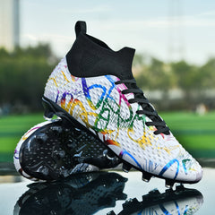 Boy's High Top Non Slip Football Cleat With Spikes