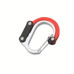 Aluminum D Shape Locking Buckle for Camping