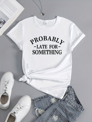 Causal Round Neck T shirt Short Sleeves Sports Running Tops Women's Activewear
