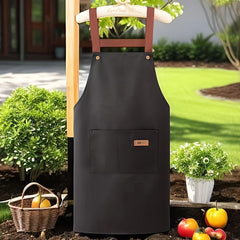 Bear Pattern Kitchen Waterproof Proof Apron Men's And Women's Waist Apron