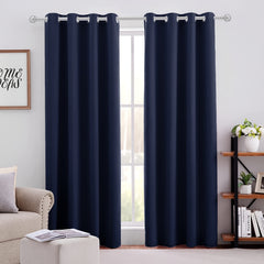 Blackout Curtain Thermal Insulated Room Darkening Study Bedroom