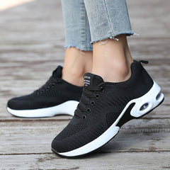 Women's Mesh Breathable Air Cushion Tennis Sports Shoes Lightweight