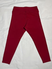 Women's High Waist Yoga Leggings, Letter Print Slim Fit