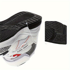 Boy's High Top Skate Shoes Comfy Non Slip Casual Lace Up Sneakers For Kids