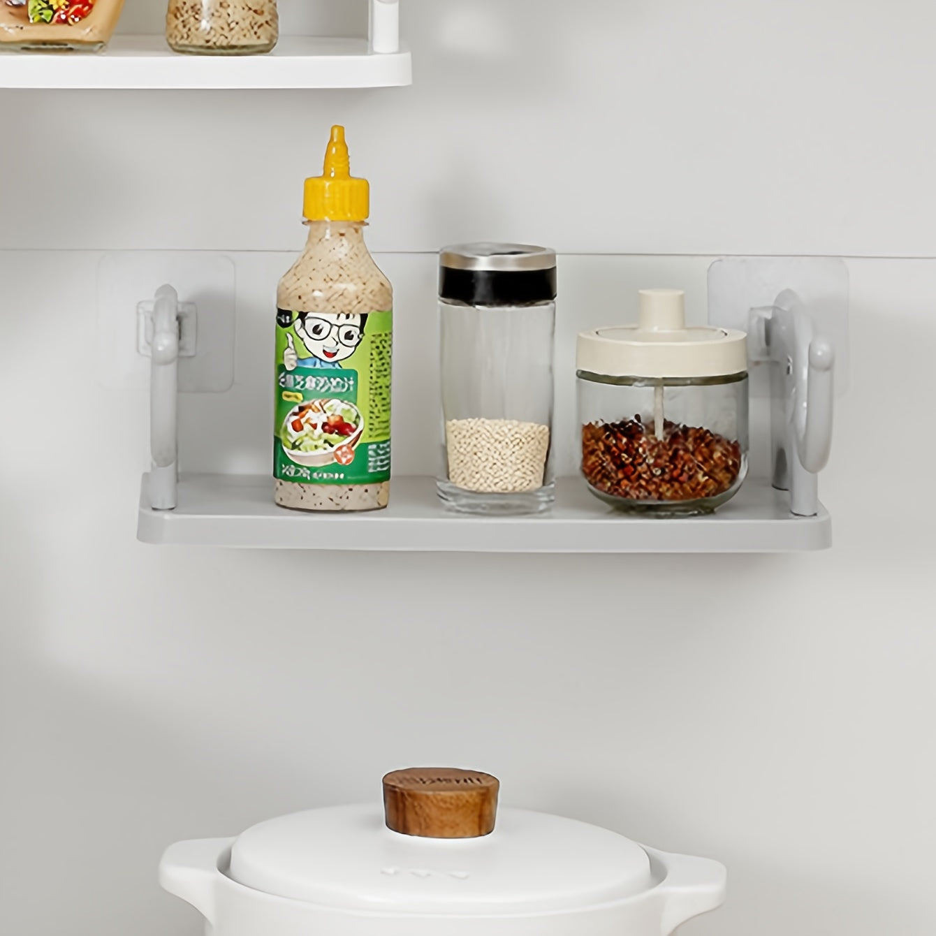 Gray Elephant Storage Rack for Kitchen and Bathroom
