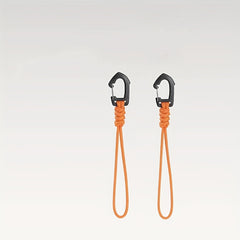 2pcs 7 Core Keychain Hanging Rope Portable Anti-Lost Multifunctional Hanging Buc