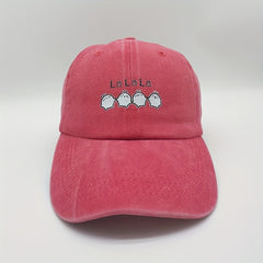 Lalala Pattern Retro Baseball Cap Men's Casual Hat
