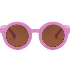 Girl's Round Sunglasses Bright Colors Sun Protection Summer Outdoor Sports