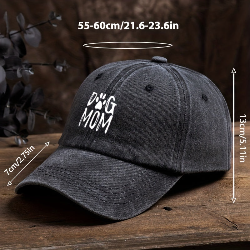 Dog Mom Baseball Cap Sun Hat For Men
