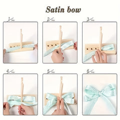 5-in-1 Ribbon Bow Maker Christmas & Year Butterfly Bow Decoration Wreath