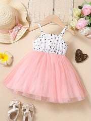 Mesh Princess Dress Baby Girls Birthday Party Dress Kids Clothes