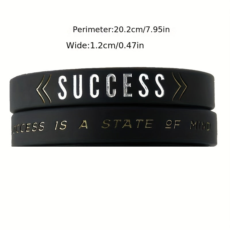 Motivational Silicone Bracelet Inspirational Quotes Wristband