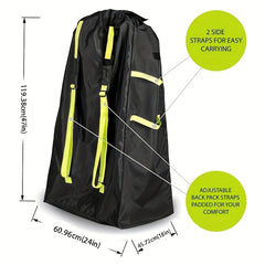 Stroller & Child Safety Seat Storage Bag - Large Capacity Gate Check Bag