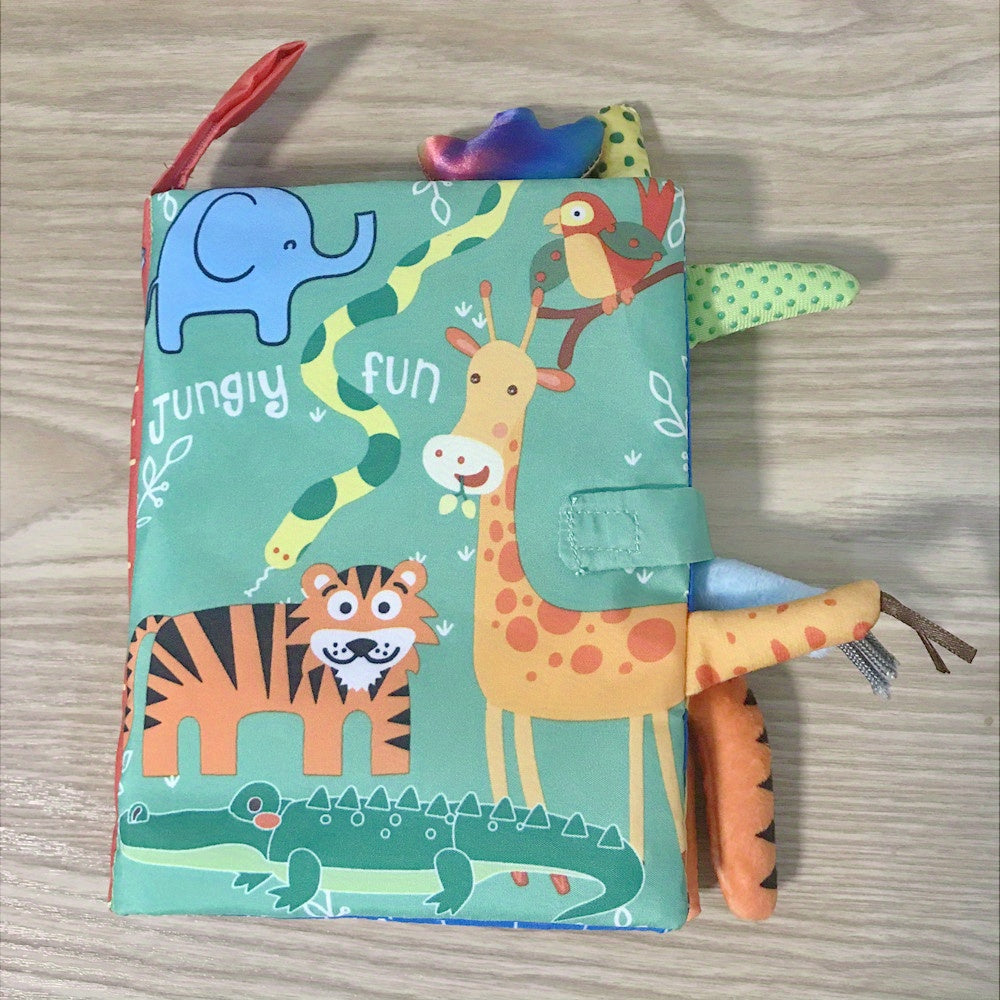3D Tail Baby Cloth Book Red Sound Paper Toy