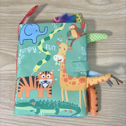 3D Tail Baby Cloth Book Red Sound Paper Toy