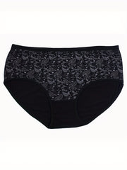 5-Piece Women's Plus Size Paisley Print Panty Set