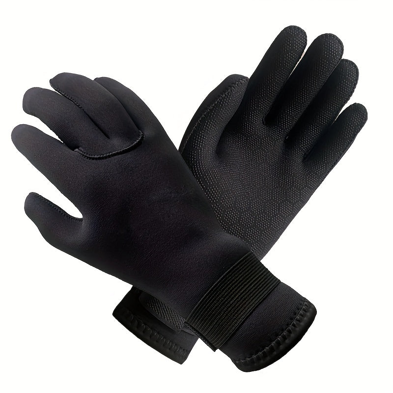 3mm Neoprene Diving Gloves Warm Non-slip Fishing Swimming Gloves