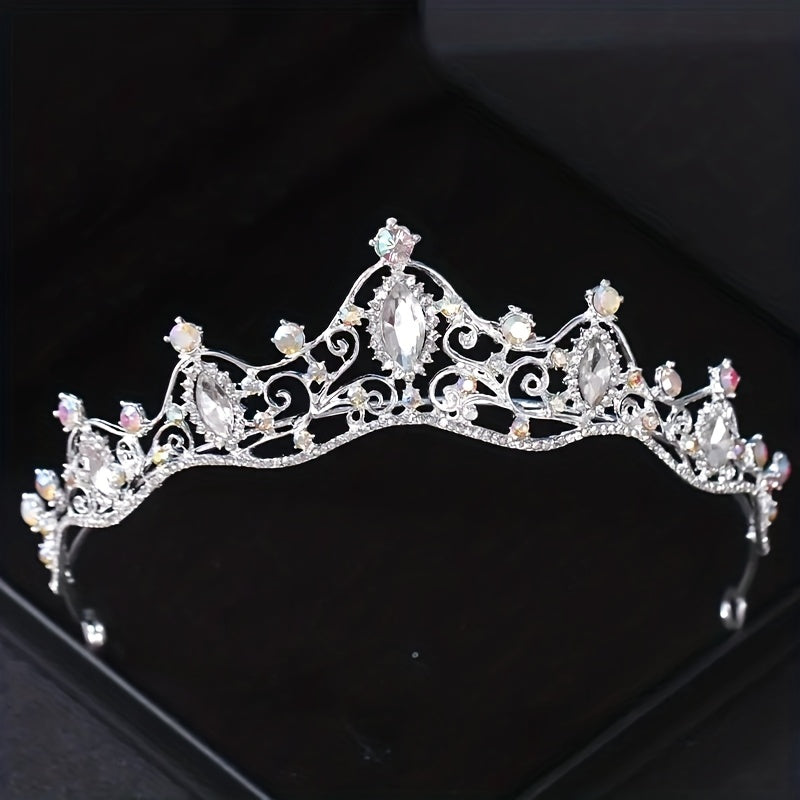 Girls Crown Headband Hair Accessories for Birthday Party Gift