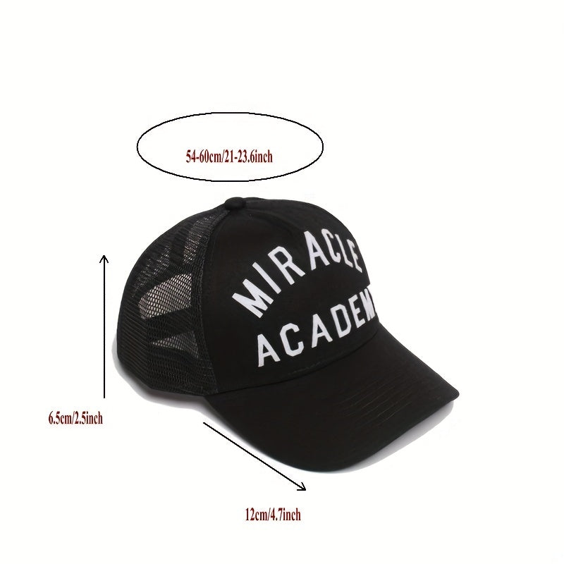 Letter Pattern Baseball Cap Unisex Hip Hop Hat