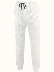 Men's Drawstring Solid Sweatpants Pocket Casual Comfy Jogger Pants