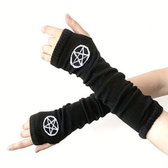 Pattern Print Arm Sleeves UV Protection Bohemian Gloves