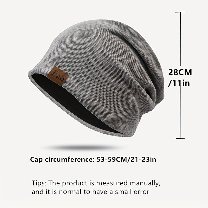Solid Cotton Men's Pullover Cap for Spring and Summer