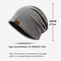 Solid Cotton Men's Pullover Cap for Spring and Summer