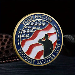 American Flag Challenge Coin Great Gift for Kids