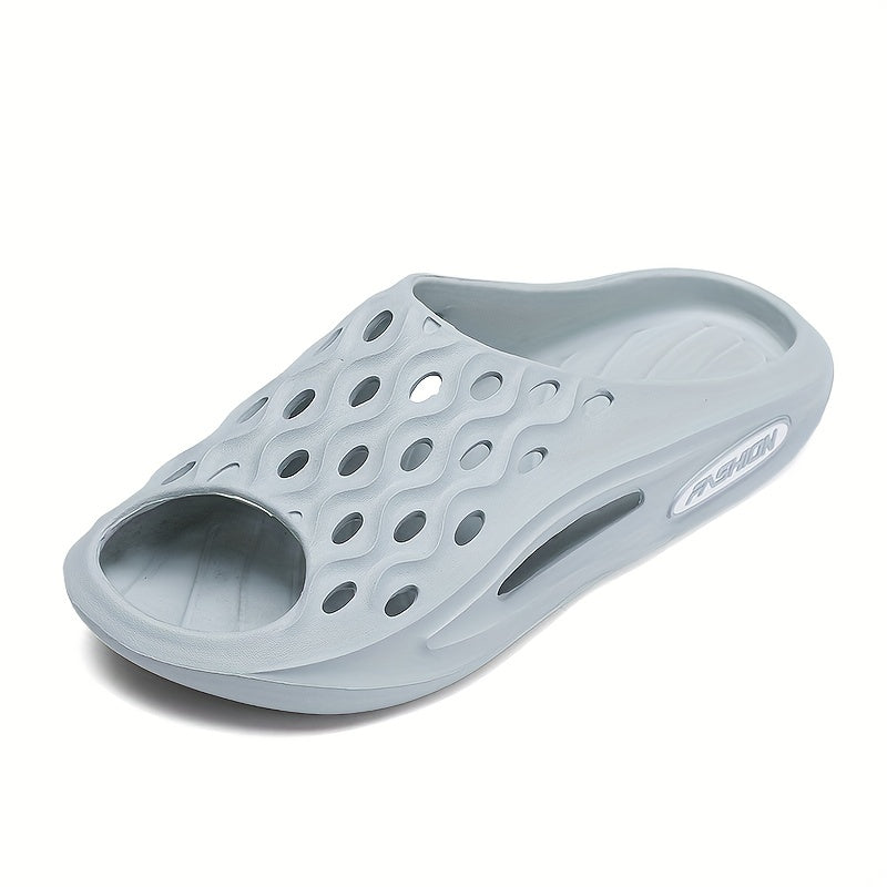 Men's Cloud Slides Pillow Slippers Lightweight Open Toe Shoes For Indoor Outdoor