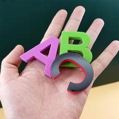 Educational Magnetic Alphabet Sticker Set for Kids